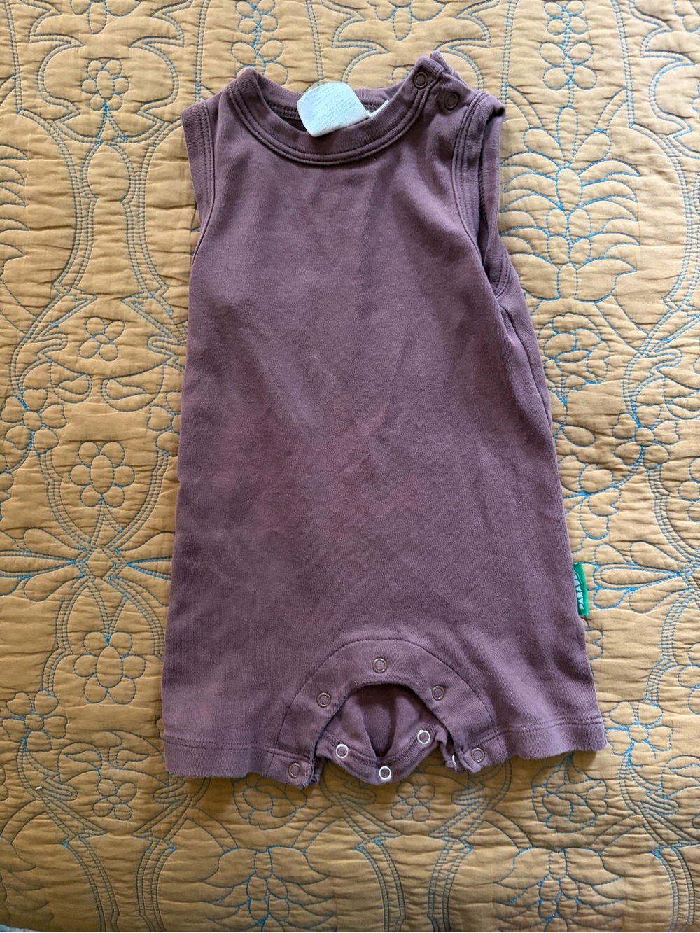 Parade organics brown Sleeveless Romper